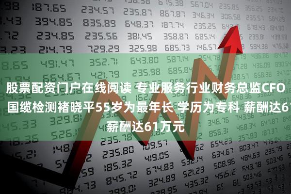 股票配资门户在线阅读 专业服务行业财务总监CFO观察：国缆检测褚晓平55岁为最年长 学历为专科 薪酬达61万元